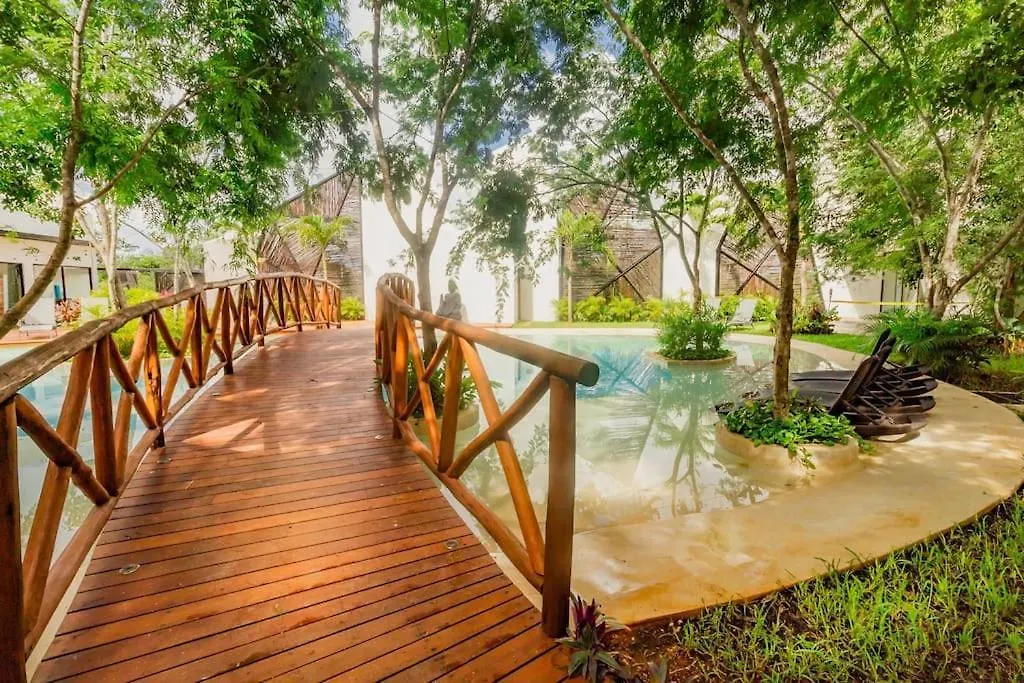 Near Beach+Jungle Views. King Bed+220 Megs+2 Bikes Tulum