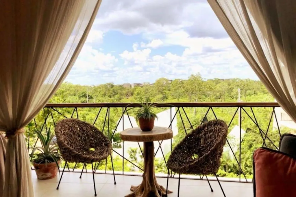 Near Beach+Jungle Views. King Bed+220 Megs+2 Bikes Tulum Mexico