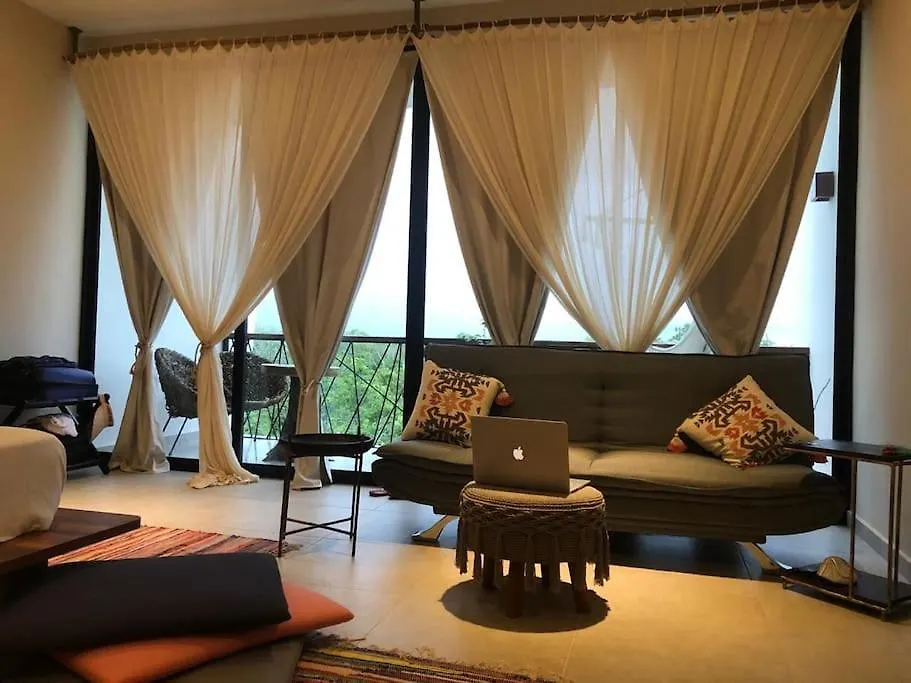 Near Beach+Jungle Views. King Bed+220 Megs+2 Bikes Tulum Apartment