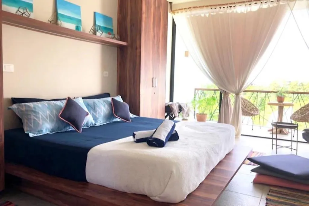 Near Beach+Jungle Views. King Bed+220 Megs+2 Bikes Tulum